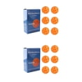 thumbnail image 2 of Yuarrent Juego de 6 piezas para exteriores Pickleball 40 agujeros PE Pickle Balls Kit surtido Naranja 2Conjunto, 2 of 6