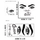 thumbnail image 5 of Hermosos ojos Adhesivo de pared Película adhesiva decorativa Adhesivo de pared Decoración de pared para sala de estar Dormitorio Oficina TUNC Sencillez, 5 of 5