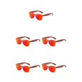 thumbnail image 3 of Transemion Lunettes Rétro Mode pour Femmes Options de Protection Ajustement Confortable Cadre Léger Rouge 5Ensemble, 3 of 6