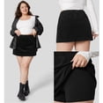 thumbnail image 2 of Casual Corduroy Mini Skirts for Women High Waisted A-Line Short Skorts with Built-in Shorts, 2 of 7