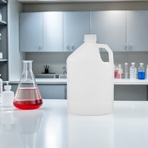 SEWCHICS 2- Gallon White Plastic Storage Jugs with Handles, Buckets for Industrial and Home Use