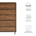 thumbnail image 6 of Vespera 5-Drawer Chest Walnut, 6 of 7
