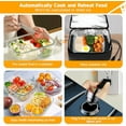 thumbnail image 3 of Protable Oven Food Warmer 100W, 12V/24V/110V Electric Lunch  for Adults, Personal Microwave for Heating and Cooking Meals on Office/Travel/Car/Truck/Hotel/Home/Workplace, 3 of 6