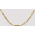 thumbnail image 2 of 14K Yellow Gold 4mm Semi-Solid Anchor Chain (16 X 4) Made In South Africa bc100-16, 2 of 5