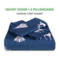 thumbnail image 2 of Gogreen Luxury Queen Duvet Cover Floral, Soft & Breathable Microfiber 3 Pieces Queen Bedding Sets, Pattern Queen Comfy Duvet Cover, with Zipper Closure, Includes 2 x Pillowcase, 1 x Duvet Cover, 2 of 9