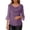Purple, variant on Women's Fashion T Shirt Draped Neckline Casual Mesh Sleeve Soft Breathable Blouse for Womens Daily Elegant Summer Clothing, Red Size: XL