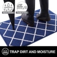 thumbnail image 3 of Buganda Indoor Door Mat, 24"x 36", Non Slip Low-Profile Entrance Rug Front Inside Doormats Dirt Trapper Entry Door Rugs for Entryway, Navy, 3 of 7