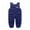 Dark blue, variant on 0-4 Years Toddler Girls Boys Snow Pants Baby Winter Clothes Snowsuit Overalls  Warm Insulated Waterproof Snow Bibs for Infants and Toddlers with Adjustable Straps