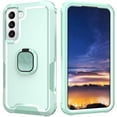 thumbnail image 5 of Nalacover For Samsung Galaxy S23 Slim Case,Luxury Hybrid Hard PC and TPU Rugged Bumper 3-In-1 Rotatable Magnetic Ring Kickstand Four Corner Guard Shockproof Anti-Scratch Back Phone Cover.Green, 5 of 8