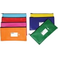 thumbnail image 2 of Nadex Coins NDS9-1222 Zippered Bank Deposit Cash and Coin Bags with Card Window, Vinyl, 7-Day pack, Neon Colors, 2 of 3
