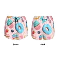 thumbnail image 3 of Daiia Cupcakes and Donuts Pattern Women's 2 in 1 Running Shorts - Lightweight Athletic Workout Gym Yoga Shorts Liner with Phone Pockets-Large, 3 of 7