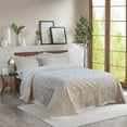 thumbnail image 3 of Home Soft Things 4 Piece Tatami Quilted Faux Fur Bedspread - Taupe - Oversize King (120" x 120"), 3 of 7