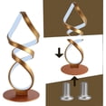 thumbnail image 7 of NanFeng Gold Table Lamp Set of 2,LED Touch Dimmable Spiral Desk Lamp,16 Inch Metal Aesthetic Art and 3 Color Temperature Modern Nightstand Bedside Lamp for Living Room Bedroom Reading Decorative, 7 of 7