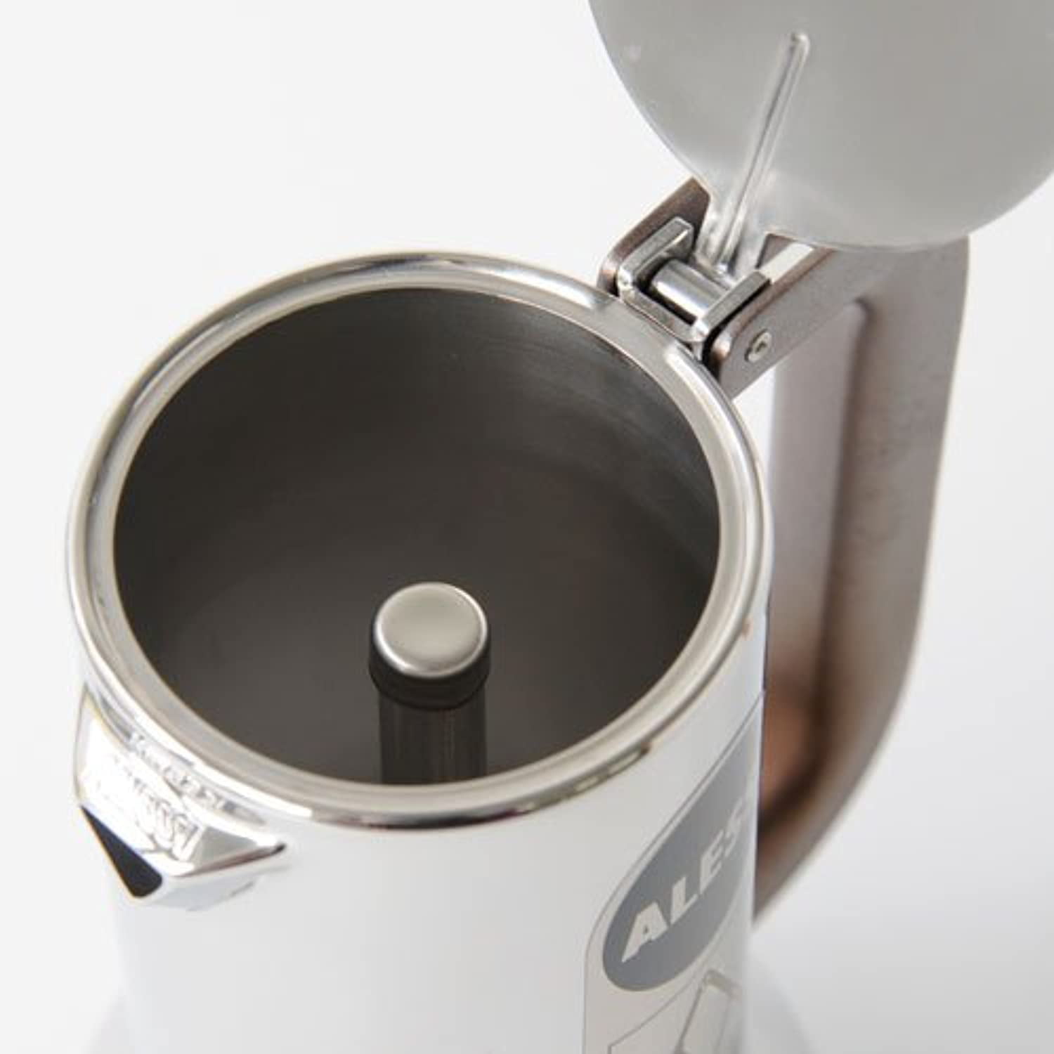 Alessi Espresso Coffee Maker in 18/10 Stainless Steel with Mirror Polished 