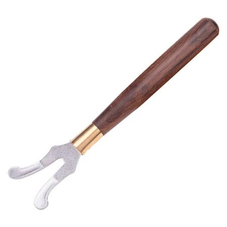 

GHOONEY Teapot Lid Clip Wooden Handle Tea Kettle Cover Fork for Cast Iron Hot Tea Pot