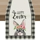 thumbnail image 4 of Camino de mesa de Pascua, supersuave, ideal para catering, bodas, cocinas, fiestas, picnics, decoración del hogar, 33 x 183 cm, con textura de corazón romántico., 4 of 6