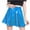 Blue, variant on Women Shiny Metallic Flared Pleated A-Line Ballet Dance Flared Skater Skirt S Green