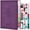 Purple, variant on NIRMIRO 2026-2027 Academic Planner, Leather Cover Daily & Monthly Planner July 2026 to June 2027, 8.4"x5.7" with 12 Tabs, 4 Stickers & Inner Pocket for Students & Teachers