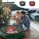 thumbnail image 1 of Bolsa de almacenamiento de coronas de Navidad | Organizador de guirnaldas navideñas con ventana transparente | Tejido de PE resistente al desgarro | Se adapta a coronas artificiales de 24x24x7.8, 1 of 7