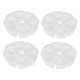 thumbnail image 5 of FENGGUIQU 4Ud Caja Plástica Transparente Para Joyas Con Compartimentos Para Almacenamiento, 5 of 8