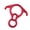 Red, variant on Professional Rock Climbing Equipment Figures 8 Descender For Safe And Controlled Descent In Mountaineering Environment