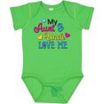 thumbnail image 3 of Inktastic My Aunt and Uncle Love Me with Hearts Boys or Girls Baby Bodysuit, 3 of 5
