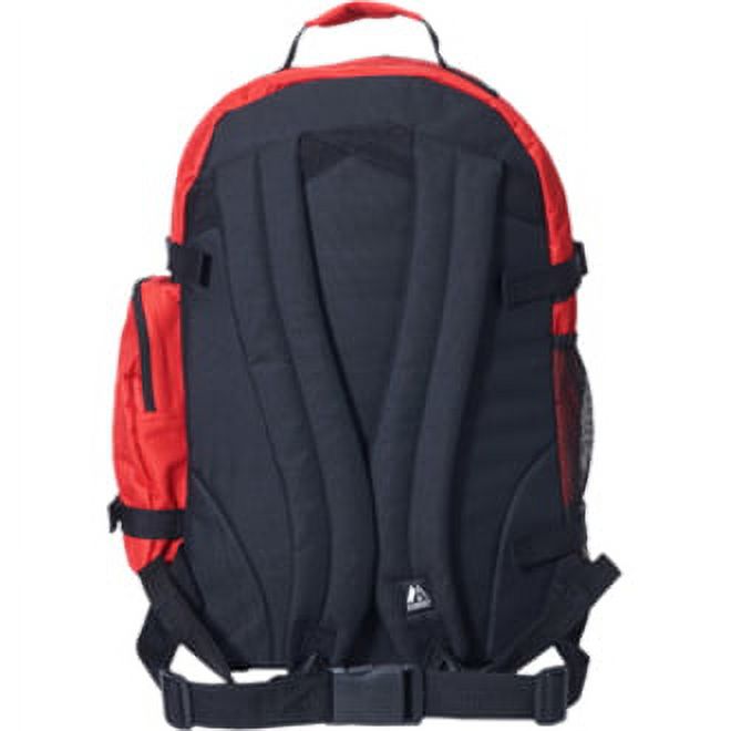 Everest Unisex Oversize Deluxe Backpack Red Black - image 4 of 4