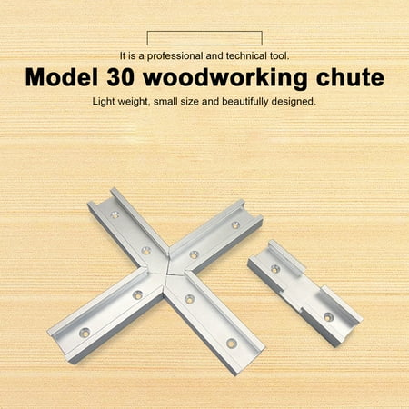 

Fairnull Universal Track Intersection 30-type Wear-Resistant Durable High Strength T-track Intersection for Woodworking