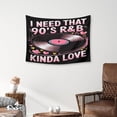 thumbnail image 2 of I Like Sneakers 90's R&b and Maybe 3 People Tapestry, Wall Hanging for Bedroom College Dorm Home Decor, 30X40IN, 2 of 5