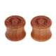 thumbnail image 1 of Los túneles del oído,enchufes de oído de los túneles,madera,talladas túneles del oído, 1 of 8