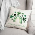 thumbnail image 3 of Creative Products St. Patrick's Day Rainbow 18 x 18 Indoor / Outdoor Pillow, 3 of 3