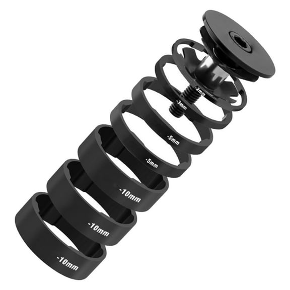 Bicycles Aluminum Alloy Headset Fork Spacers Road Mountain Bikes Handlebar Stem Washer Rings Front Fork Bicycles Parts
