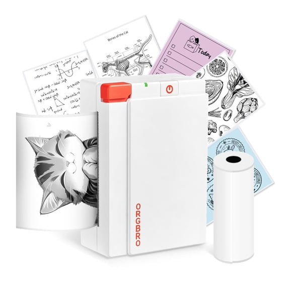 Impresora de pegatinas ORGBRO X3 Mini Thermal Bluetooth 300dpi