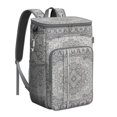 thumbnail image 1 of Abstract Geometric Cooler Backpack - 20L Insulated Leakproof Bag, Bohemian Style for Camping & Beach, 1 of 5