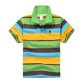 thumbnail image 2 of Boys Girs School Uniform Polo Shirts Solid Color Quick Dry Short Sleeve Uniform Shirt Kids Summer Lightweight Comfy Athletic Clothes, 2 of 4
