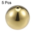 thumbnail image 3 of Uxcell 1.26' Diábolo de tapa hueca para pasamanos, poste de escalera, acero inoxidable 201, tono dorado, 5 piezas, 3 of 3