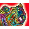 thumbnail image 2 of Dean Russo Collection 18x15 White Modern Wood Framed Museum Art Print Titled - Roaring Bear, 2 of 4