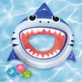 thumbnail image 2 of Northlight Inflatable Shark Mouth Fish Toss Swimming Pool Game - 24.75", 2 of 4