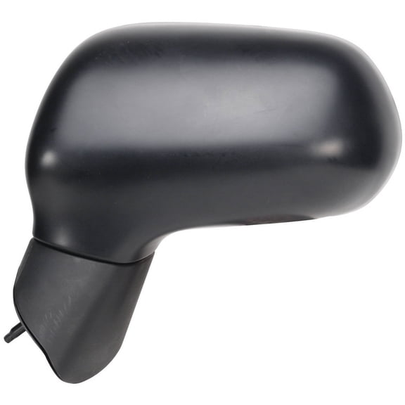 63568H - Fit System Driver Side Mirror for 06-11 Honda Civic Sedan DX, DXG, DG, black, foldaway, Manual