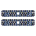 thumbnail image 7 of Yayeee Faucet Mat for Kitchen Sink 30" Diatomite Long Splash Guard Pad, Blue Hexagon Pattern, 2 Pack, 7 of 7