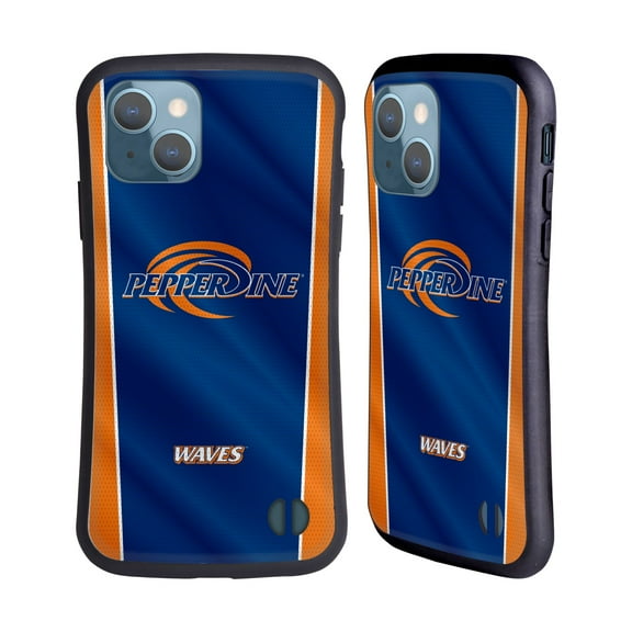 Head Case Designs Officially Licensed Pepperdine University Pepperdine University Banner Hybrid Case Compatible with Apple iPhone 13