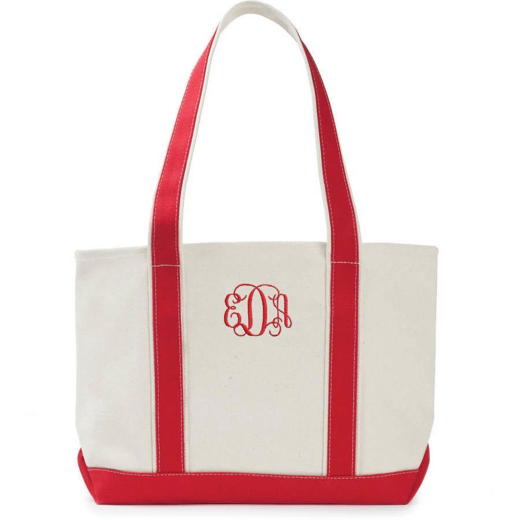 My Personalized Or Monogram Red Tote Bag