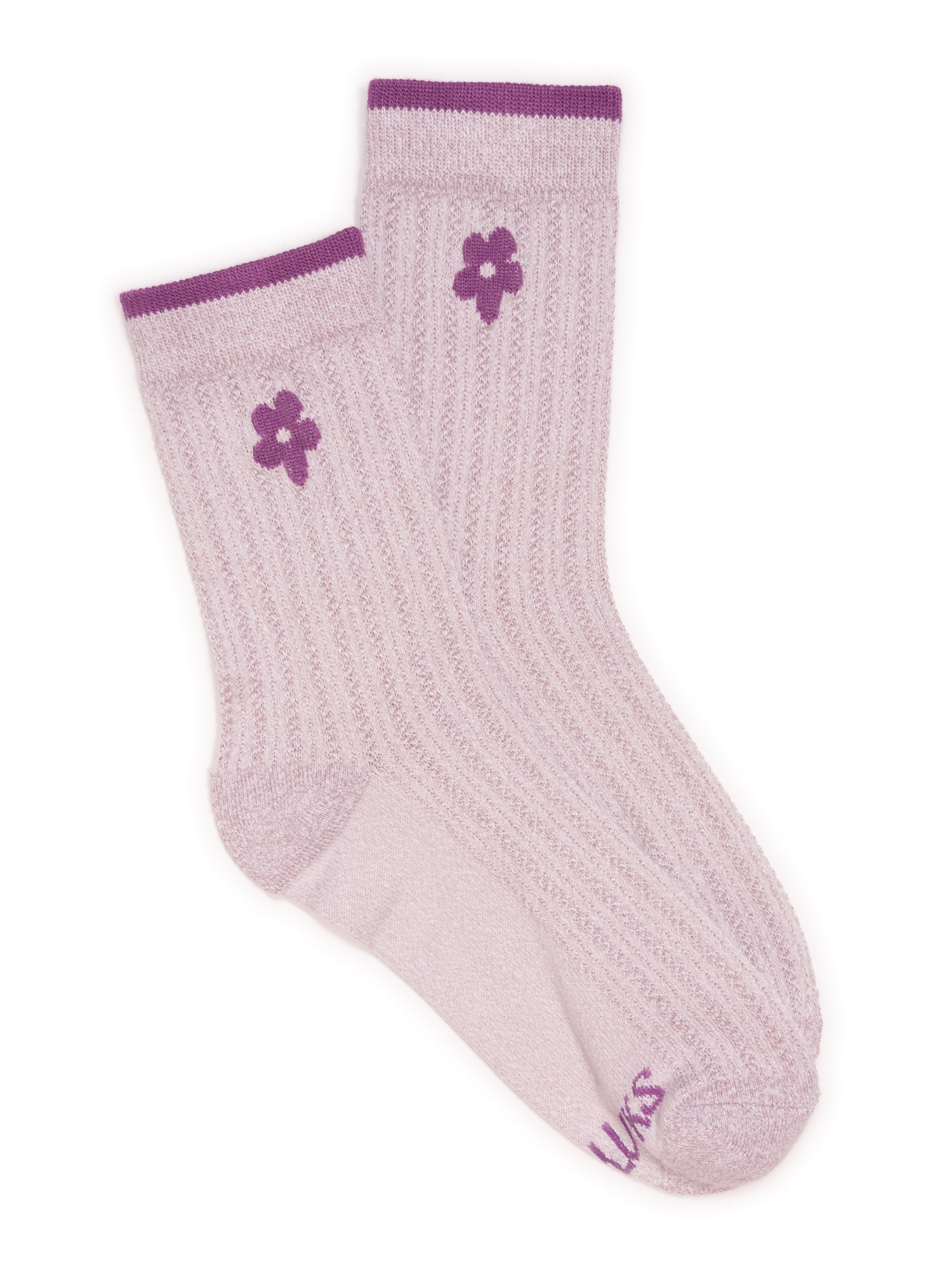 MUK LUKS Women's Dream Step Crew Socks, 4-Pack, OSFM