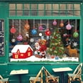 thumbnail image 2 of Christmas Window Clings Stickers Christmas Wall Decals Winter Merry Christmas Tree Window Decals for Xmas Party Home Holiday Shop Glass Display Decoration, 2 of 9