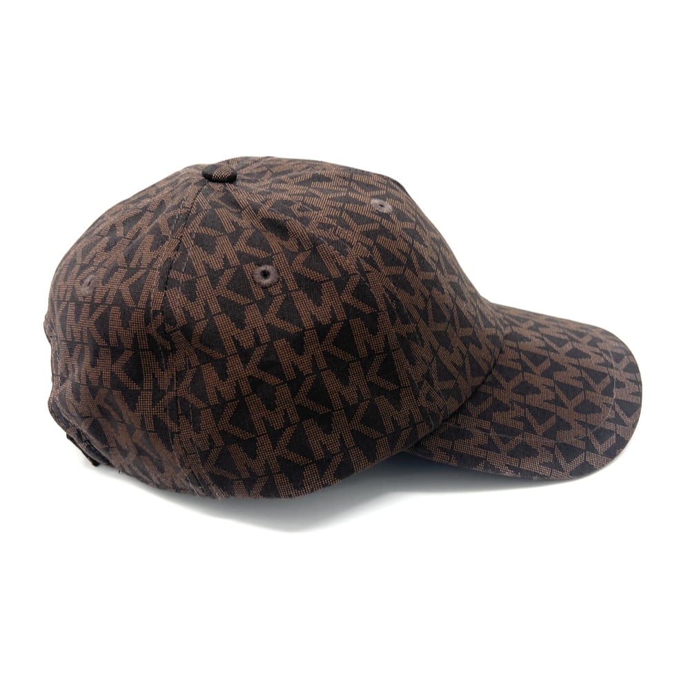 Michael Kors Logo Print Cotton Baseball Cap, Brown - Walmart.com display picture 2
