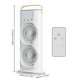 thumbnail image 2 of Ventilador de torre Abanopi con humidificador de niebla de Control recargable giratorio ajustable 180° 3 velocidades de viento, 2 of 8
