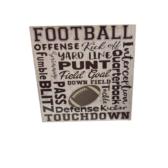 Ashland Fall Football Decorative Sign 8”x6”x1.5”