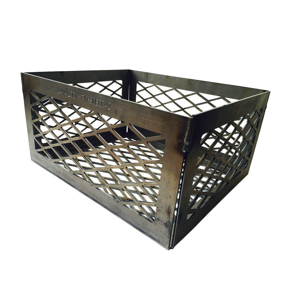 smoker firebox basket