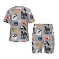 thumbnail image 1 of Balery Dog Conjunto de Pijama Infantil de Manga Corta con Estampado – Ropa de Dormir de Algodón Suave-X-Large, 1 of 6