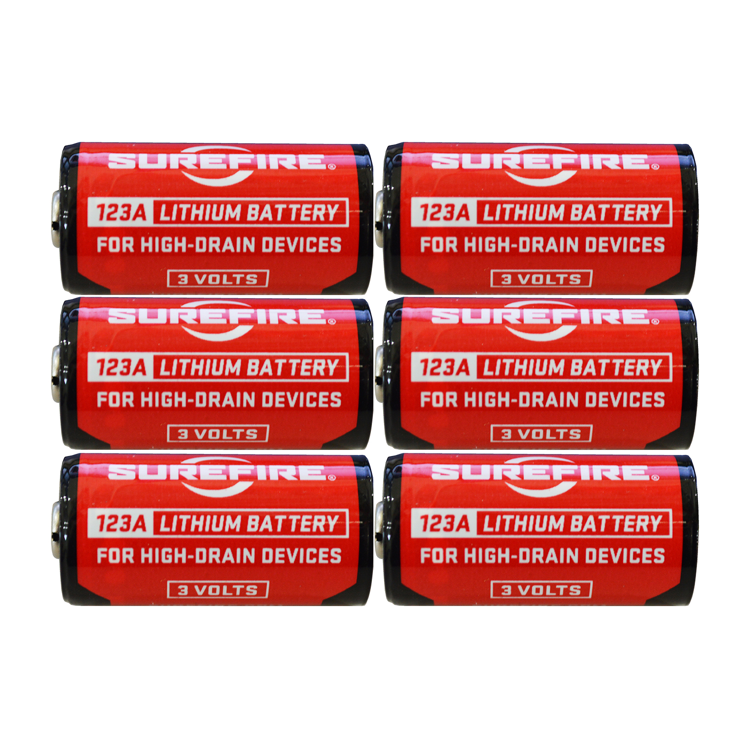 SureFire SF12BB 123A CR123 3Volt Lithium Batteries